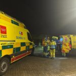 Dos hombres y un menor resultan heridos de gravedad en un incendio en su vivienda en Fresno del Torote (Madrid)