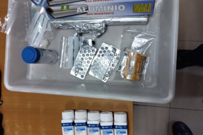 Detenido en el barrio almeriense de Pescadería con 150 pastillas de fármacos psicotrópicos y sustancias estupefacientes