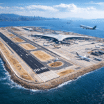 Construyen un aeropuerto flotante: será el más grande del mundo y recibirá 80 millones de pasajeros