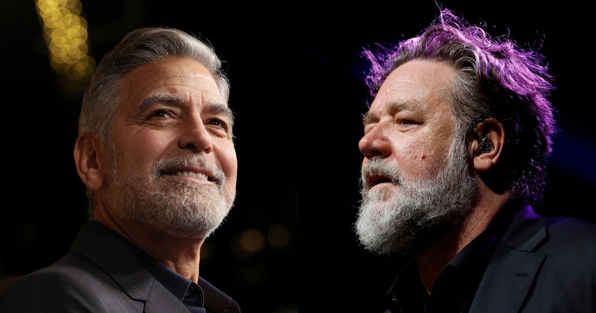 “¿Quién carajos se cree este tipo?”: la pelea entre Russell Crowe y George Clooney que terminó con un regalo musical