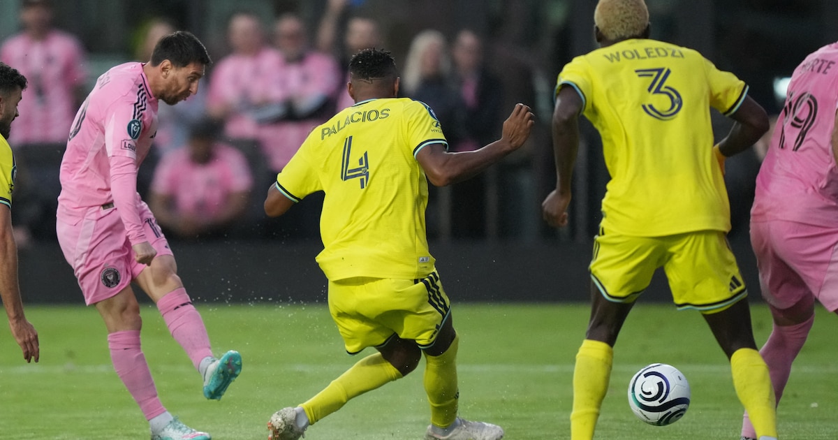 A pesar del gol N° 900 de Messi, Inter Miami empató 1-1 con Nashville y quedó eliminado de la Concachampions