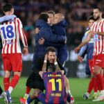 El noble gesto de Simeone con Raphinha luego de que el Atlético de Madrid eliminara al Barcelona de la Copa del Rey