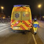 Herido grave un motorista de 23 años tras salirse de la vía en Leganés