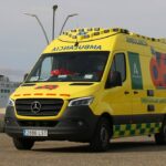 Cinco personas heridas y evacuadas al hospital en Huelva por una colisión en cadena en la A-49