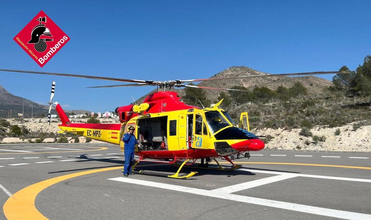 Bomberos rescatan a una senderista que se había caído en Alfàs del Pi