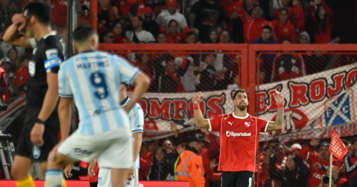 Independiente le ganó 1-0 a Racing en el clásico de Avellaneda e ingresó en zona de playoff del Torneo Apertura