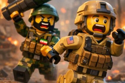 “Poderosa propaganda”: el hombre que está usando la IA para hacer videos para Irán con la estética de Lego