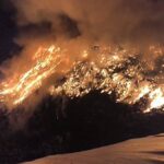 Dron y cámara técnica localizarán los posibles puntos calientes que puedan quedar del incendio del vertedero de Nájera