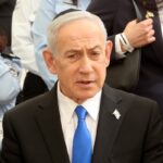 Benjamin Netanyahu en una imagen de una entrevista televisiva en Estados Unidos