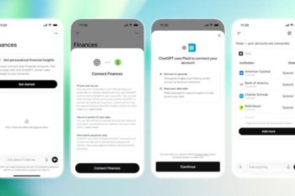 Una persona usando ChatGPT en su dispositivo para gestionar sus finanzas personales