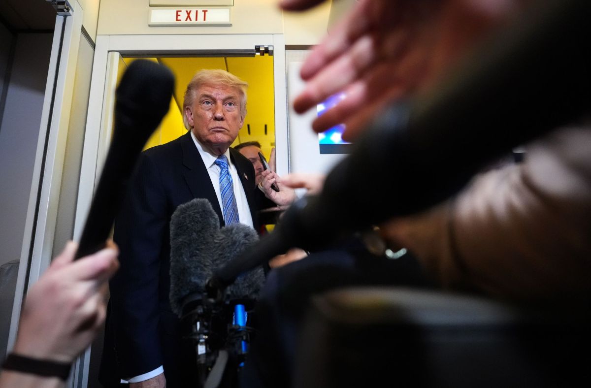 Donald Trump hablando en una entrevista con Fox News sobre las negociaciones con Irán