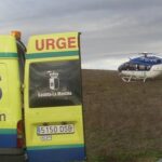 Vehículos involucrados en un accidente de tráfico en la carretera N-320