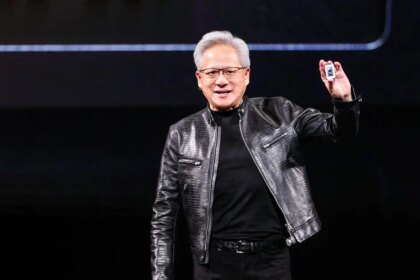Imagen de un chip Nvidia RTX Spark con IA integrada para computadores personales