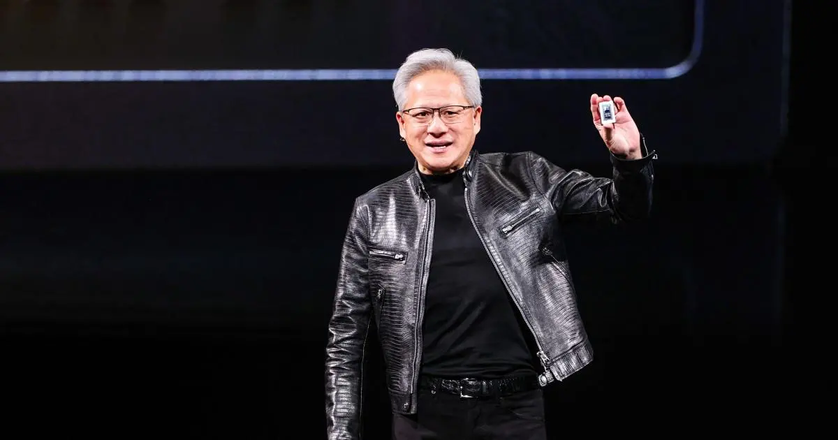 Imagen de un chip Nvidia RTX Spark con IA integrada para computadores personales