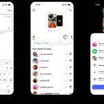 Una persona sosteniendo un teléfono con la aplicación de Instagram Plus abierta