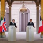 Líderes europeos y representantes de la ONU en una reunión para discutir el acuerdo entre Irán y EE.UU.