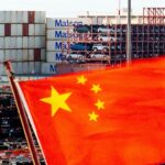 La portavoz de la Cancillería china Mao Ning en una rueda de prensa sobre la situación en Irán