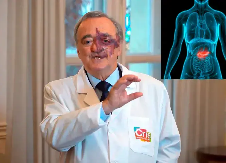 Investigador Mariano Barbacid trabajando en un laboratorio con muestras de tumores de páncreas