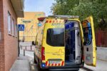 Imagen de un vehículo en el lugar de un accidente de tráfico en Cartagena
