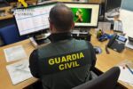Imagen de agentes de la Guardia Civil en una operación de detención de sospechosos de robos en viviendas de Moncada