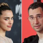 Margaret Qualley y Jack Antonoff en evento público, símbolo del silencio como estrategia en rupturas de celebridades