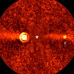 Imagen de Beta Pictoris d, el exoplaneta tenue detectado en datos archivados del Very Large Telescope, redefiniendo la búsqueda de planetas