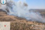 El Infoca da por controlado el incendio forestal del paraje La Juanita de Alosno (Huelva)